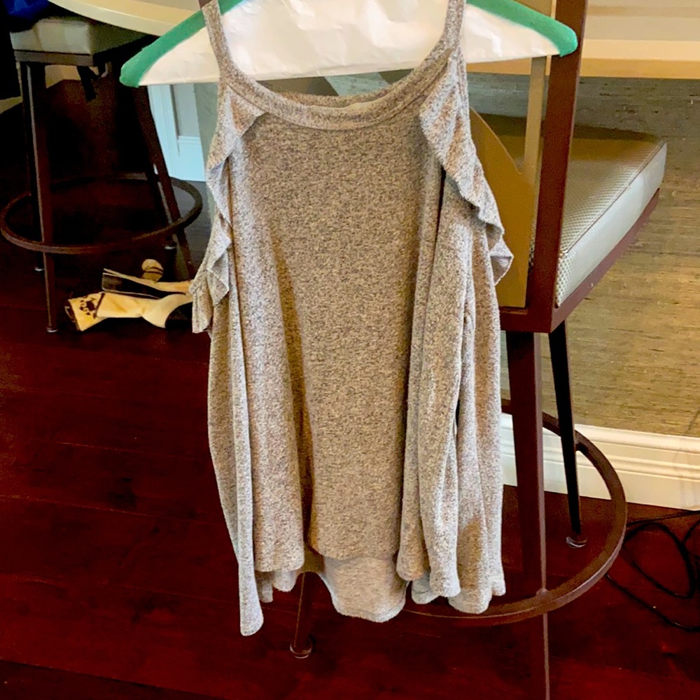 Vintage v Havana cold shoulder sweatshirt